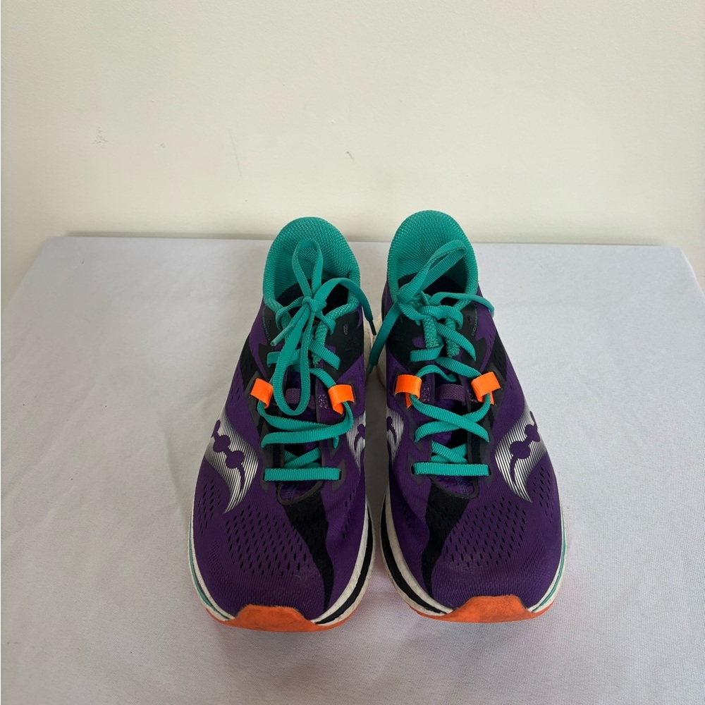 Saucony Endorphin Pro 2 Womens Size 8.5 Purple Blue Running Sneakers - Picture 2 of 11